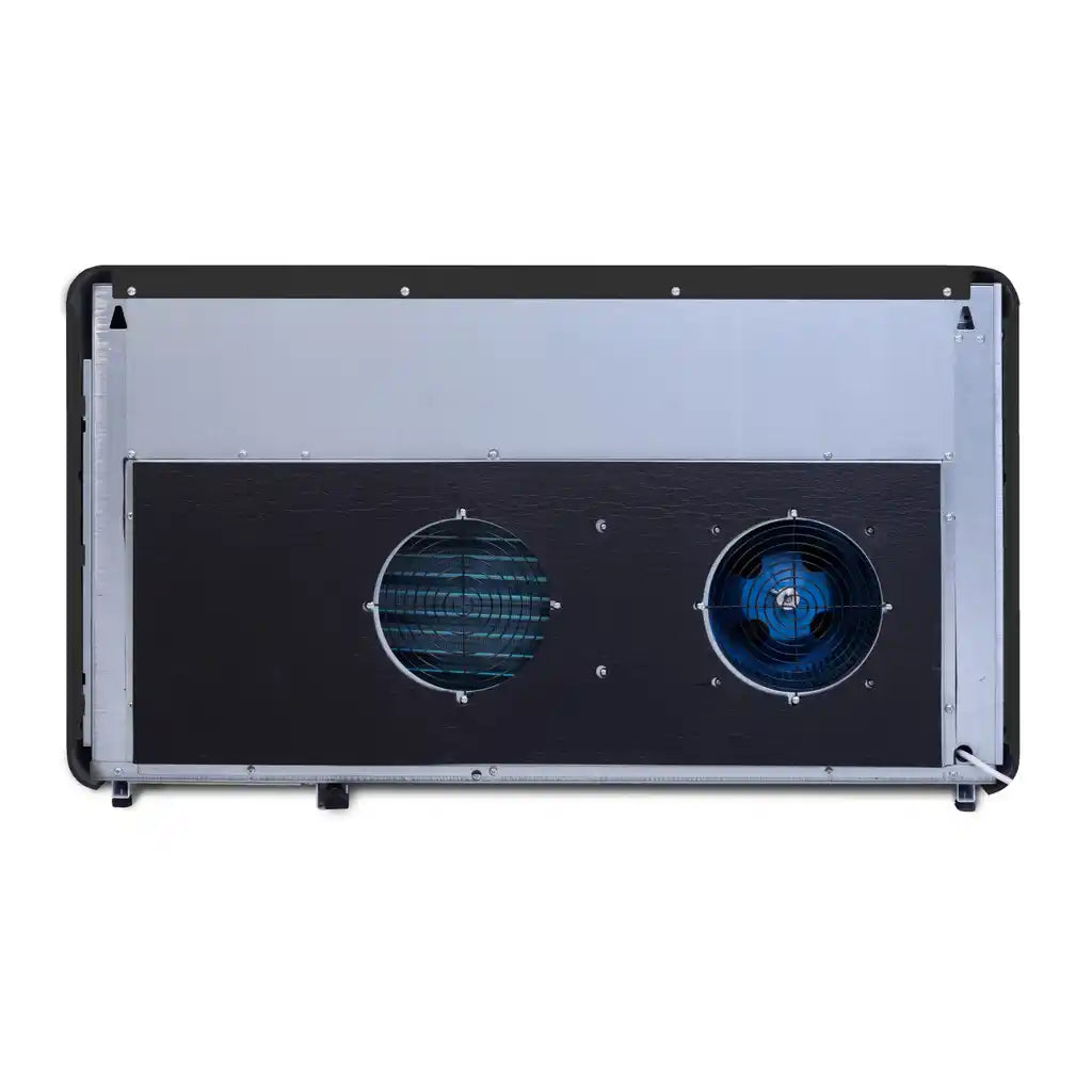 AirExchange Elements 12-R Monoblock Zwart - achterkant ventilatoren