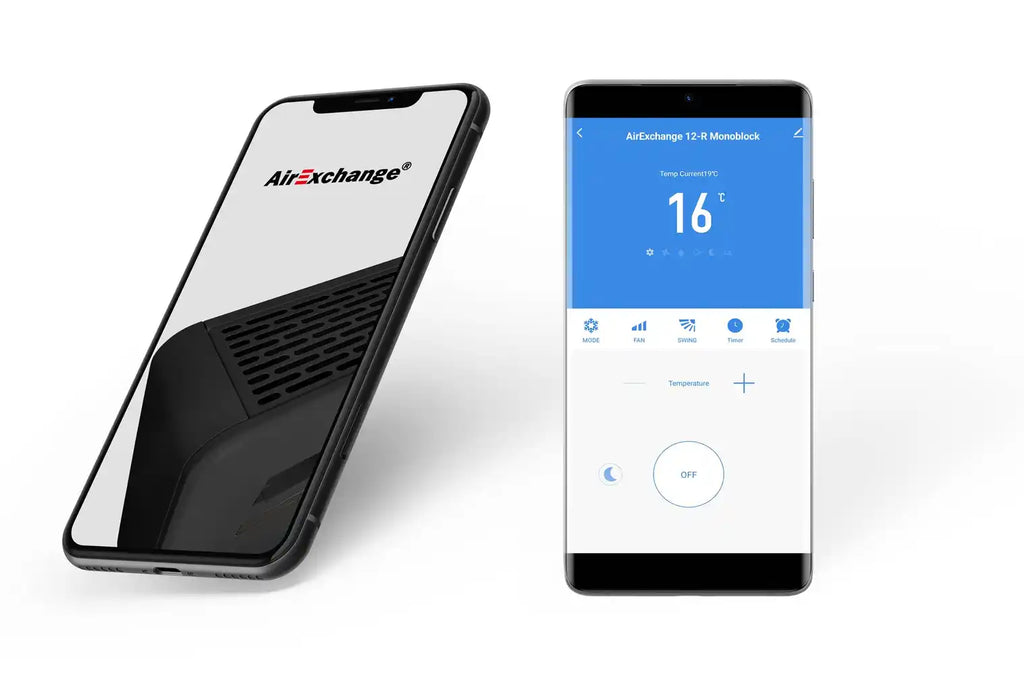 AirExchange Elements 12-R Monoblock - WiFi app bediening